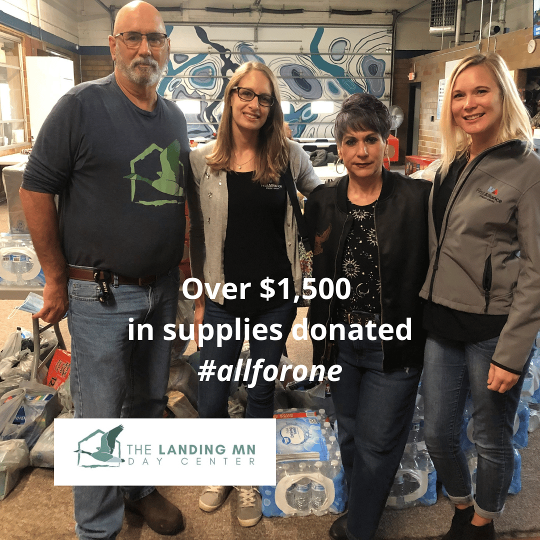 First Alliance Staff Gives Over $2,800 to Local Non-Profits