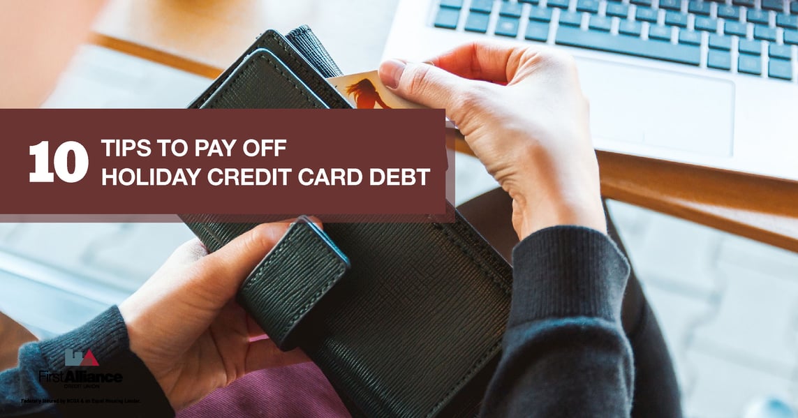 Holiday credit card debt payoff tips