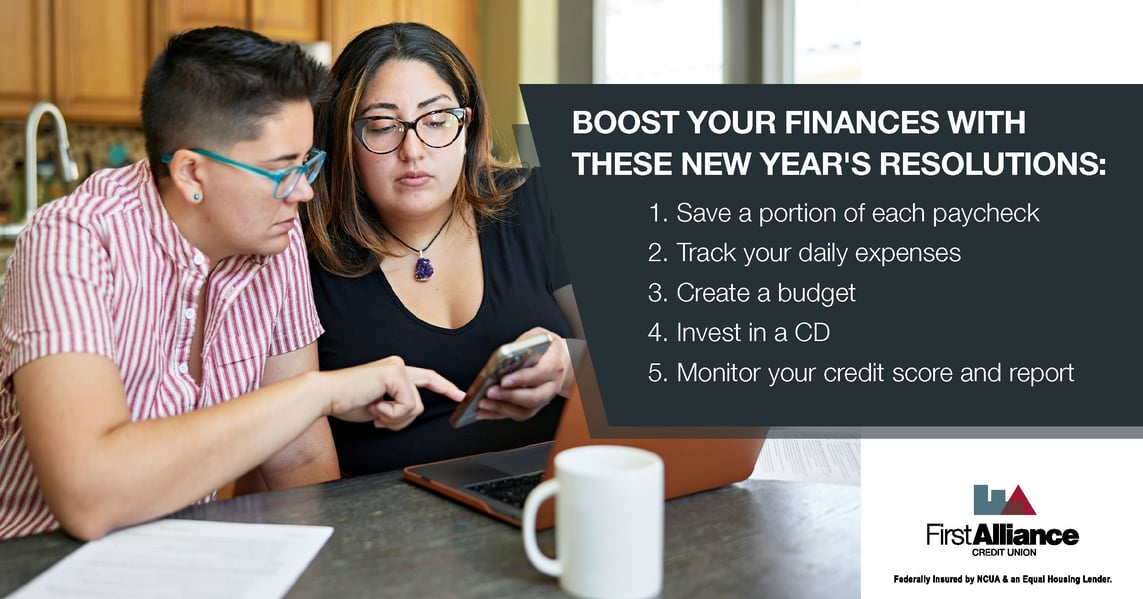 5 FINANCIAL new year&#39;s goals that are easy to keep - first alliance credit union-06
