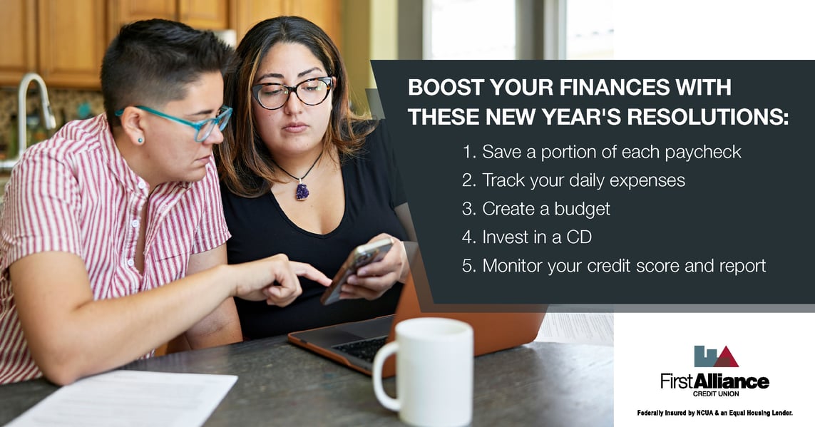 5 FINANCIAL new year&#39;s goals that are easy to keep - first alliance credit union-06