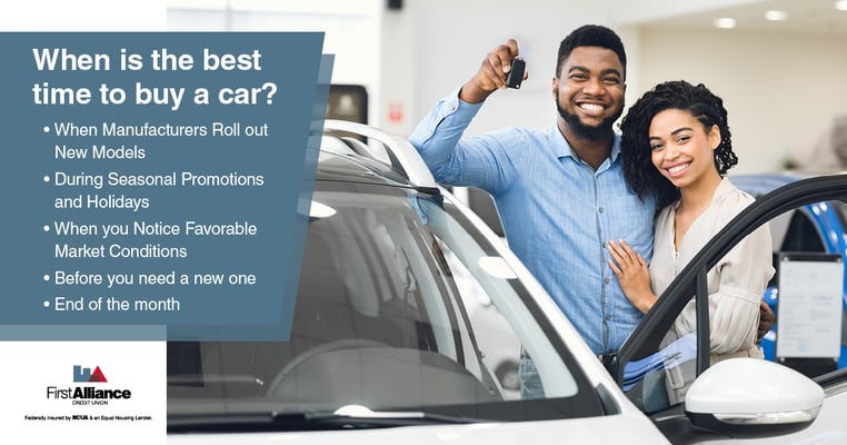 The best times to buy a car