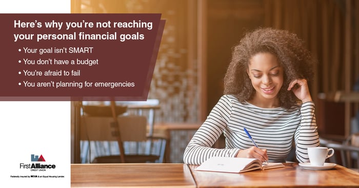 reasons you don't reach your goals