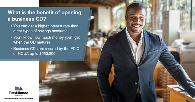 Benefits of a business CD