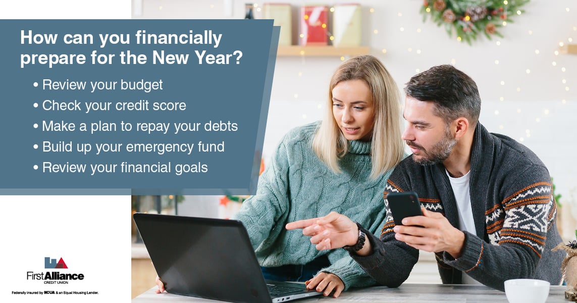 Prepare financially for the new year