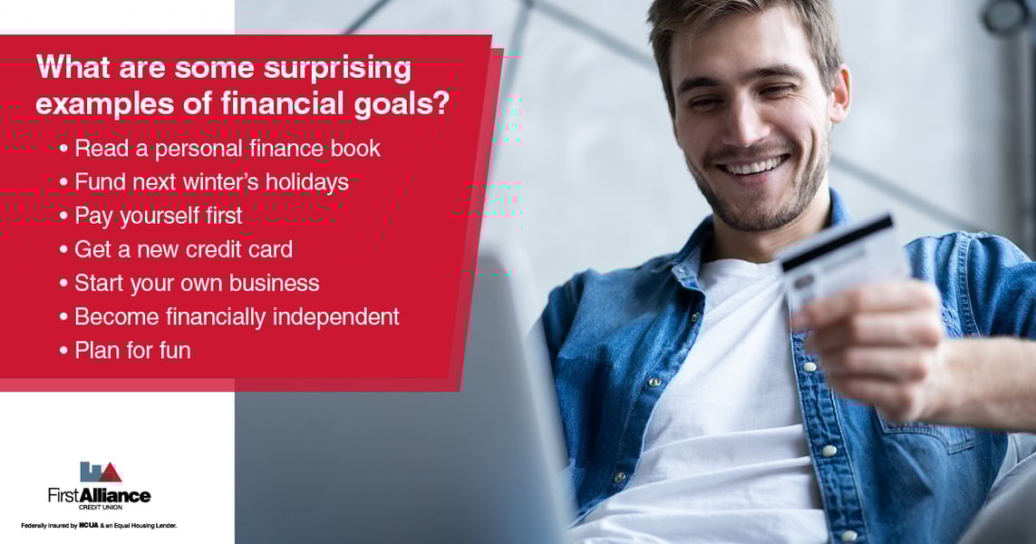 Surprising financial goals