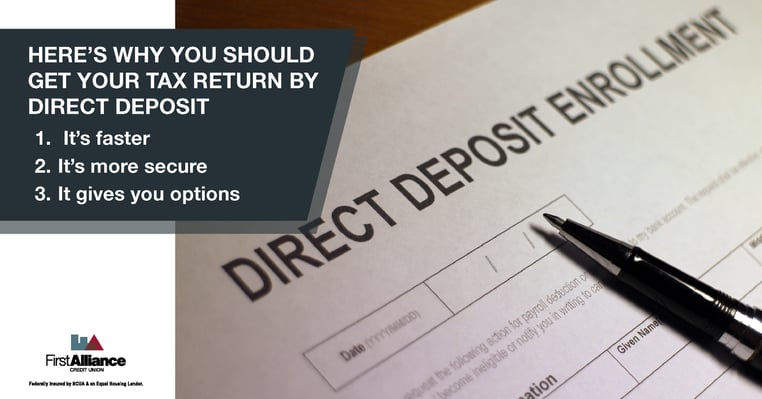 HERE’S WHY YOU SHOULD GET YOUR TAX RETURN BY DIRECT DEPOSIT