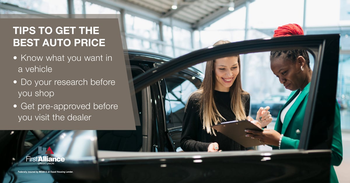How do you get the best auto price