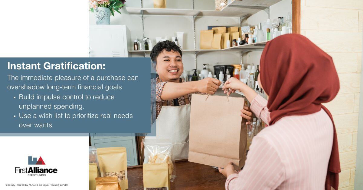 3 Common Overspending Traps - a person going purchasing goods
