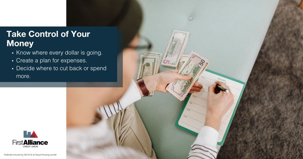 Advantages of a Budget - a man budgeting money