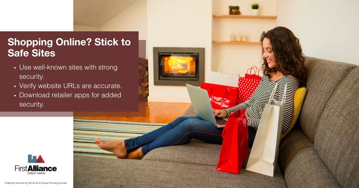 7 Tips to Stay Safe While Online Shopping - a person online shopping