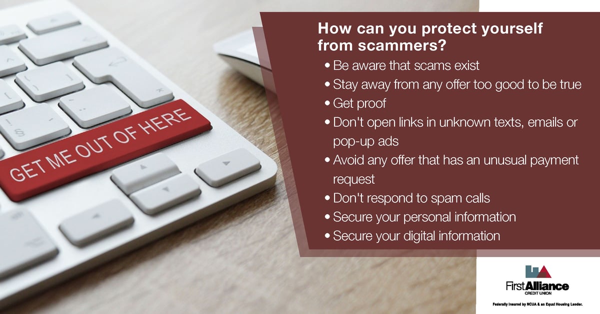 save yourself from being scammed
