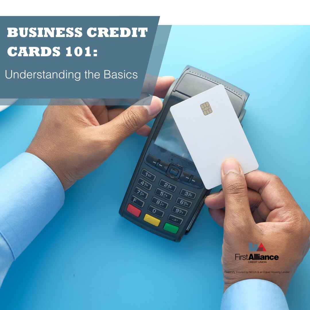 Business Credit Cards 101 - Feature - man using a business credit card