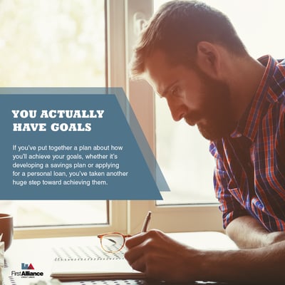 Man Planning to Achieve Financial Goals