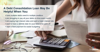 When is a debt consolidation loan helpful