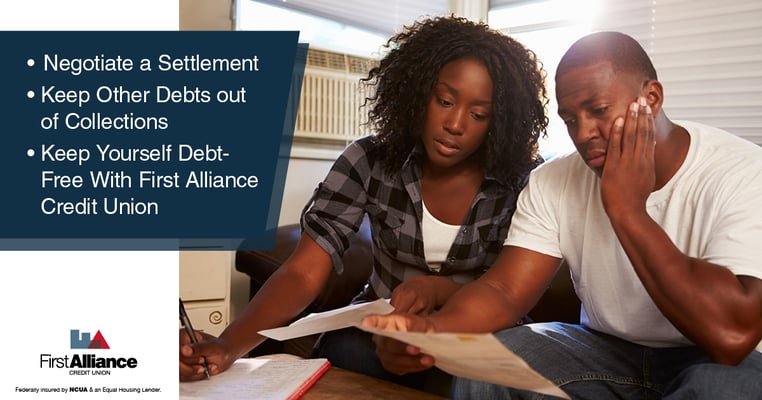 what to do if debt is in collections
