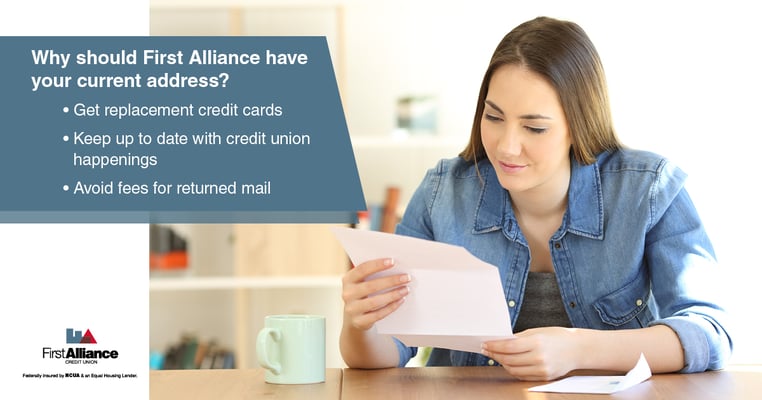 Why update your current address