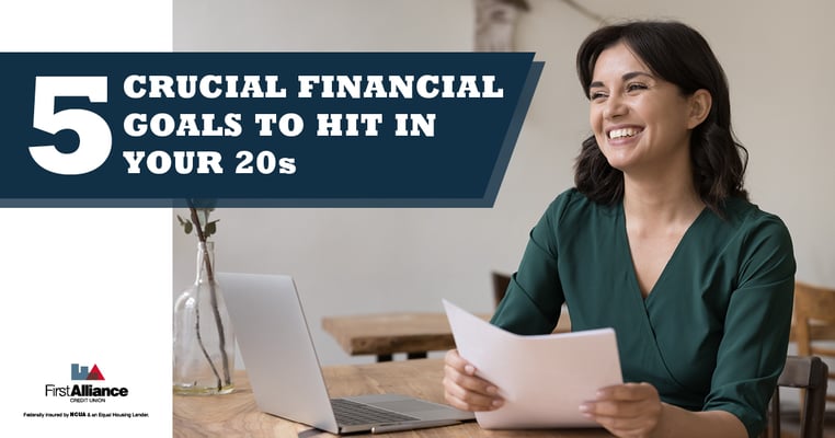 Financial goals for your 20s