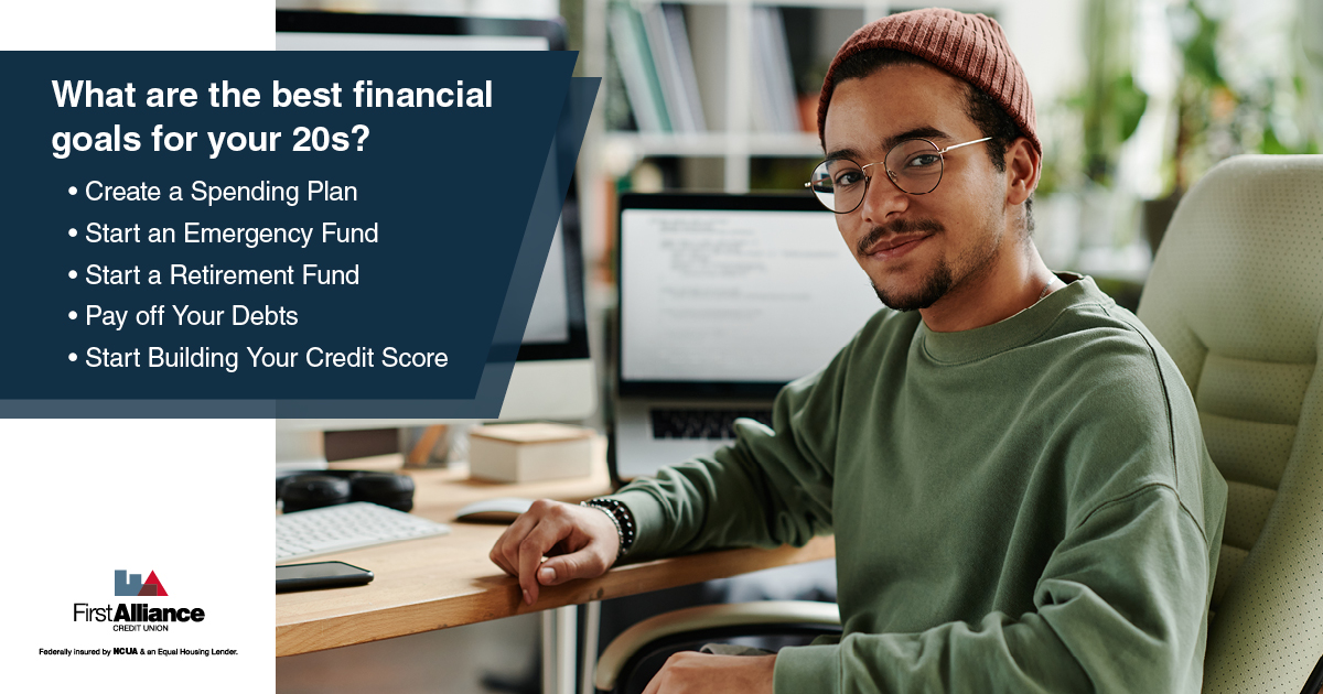 Good financial goals for your 20s