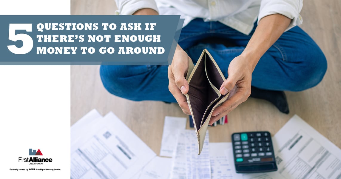 five questions to ask if there's not enough money to go around