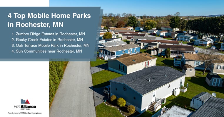 4 top mobile home parks in Rochester Minnesota, First Alliance CU