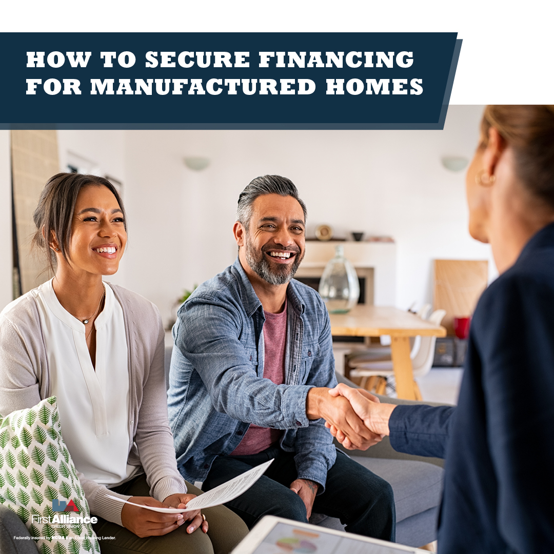 how to secure financing for manufactured homes