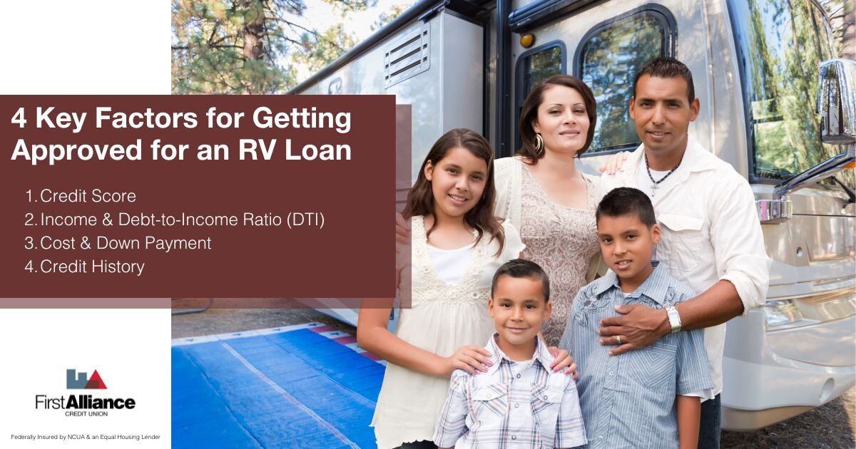 How Financing an RV Work_ a family standing in front of their camper