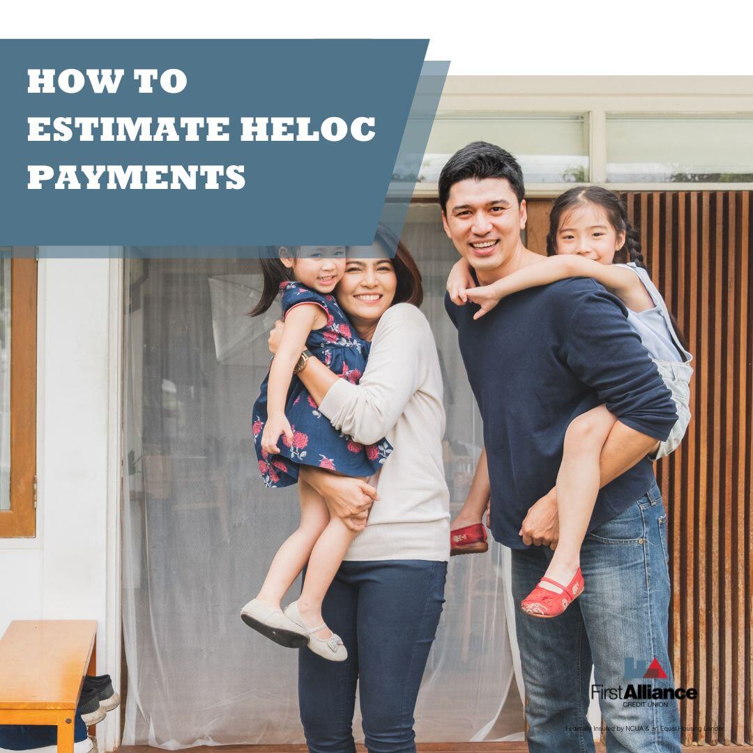 How to Estimate HELOC Payments - Parents holding their kids