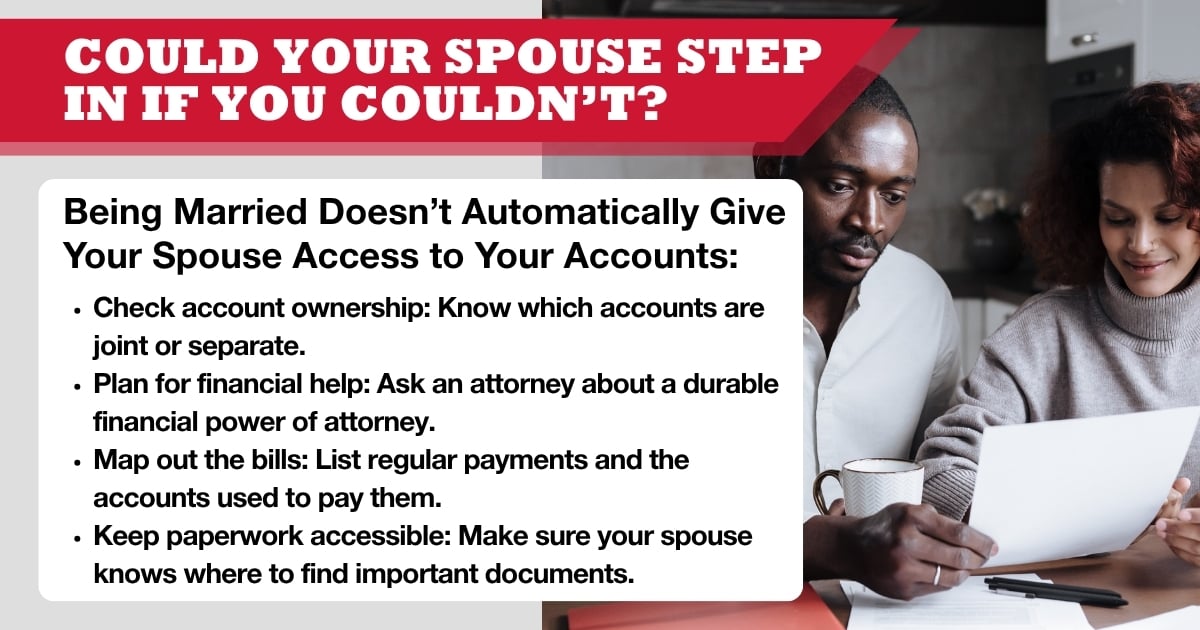Could Your Spouse Step In If You Couldn’t?