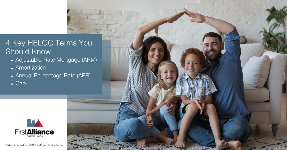 Understanding HELOC Terminology - Family staying together