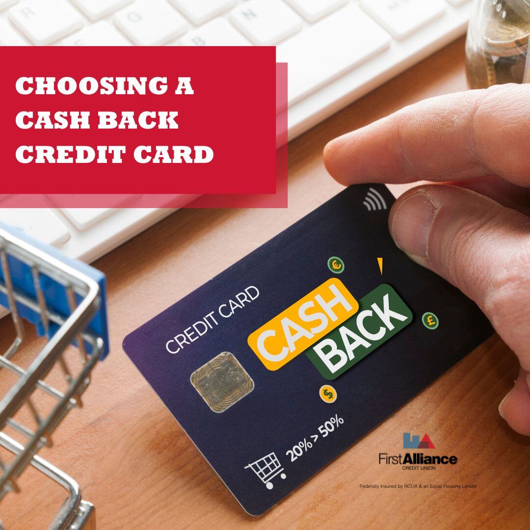 Choosing a cash back credit card