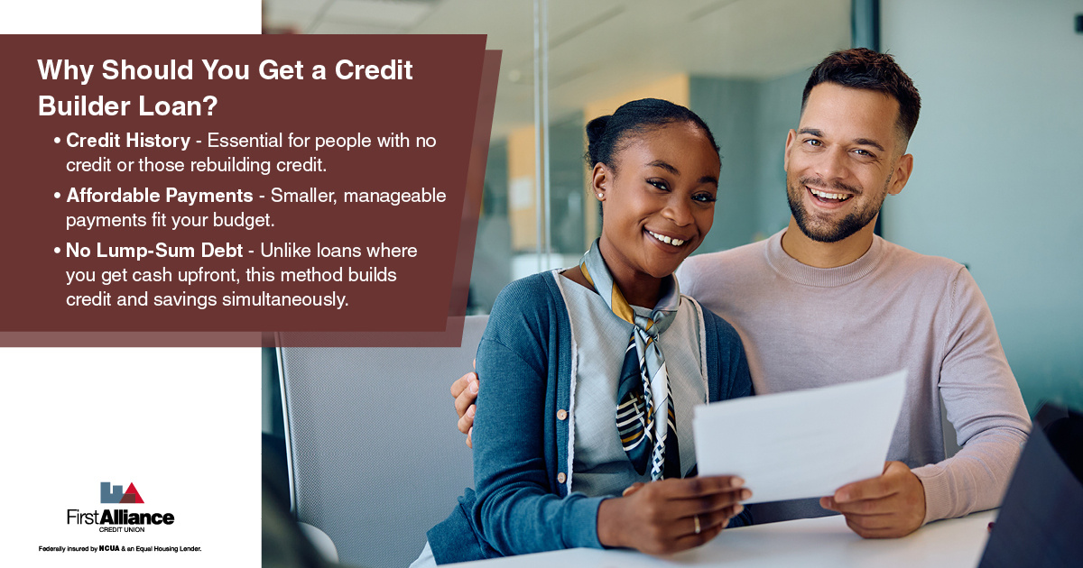 Credit Builder Loans - a couple applying for a loan