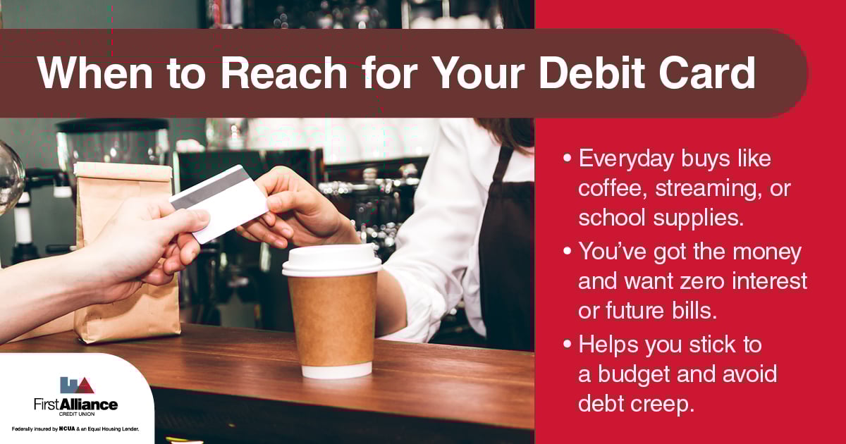 Credit vs Debit - When to reach for your debit
