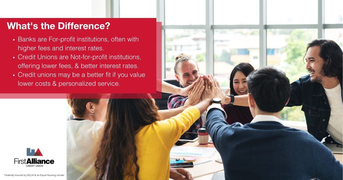 Credit Union vs Banks - credit unions in the community
