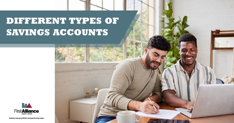different types of savings accounts