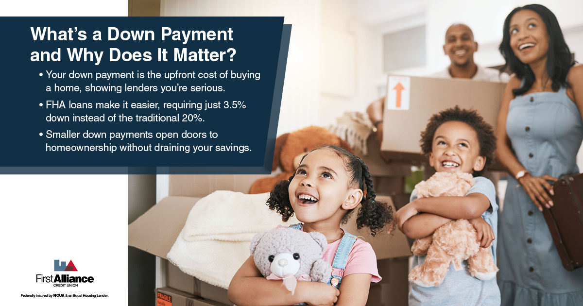 Down Payment Assistance Programs - A family moving into a house