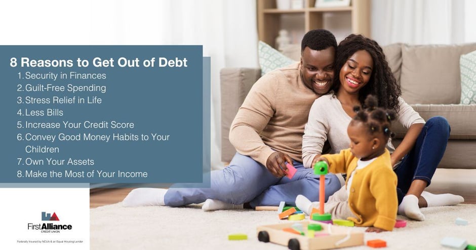 Get Out of Debt a family playing together