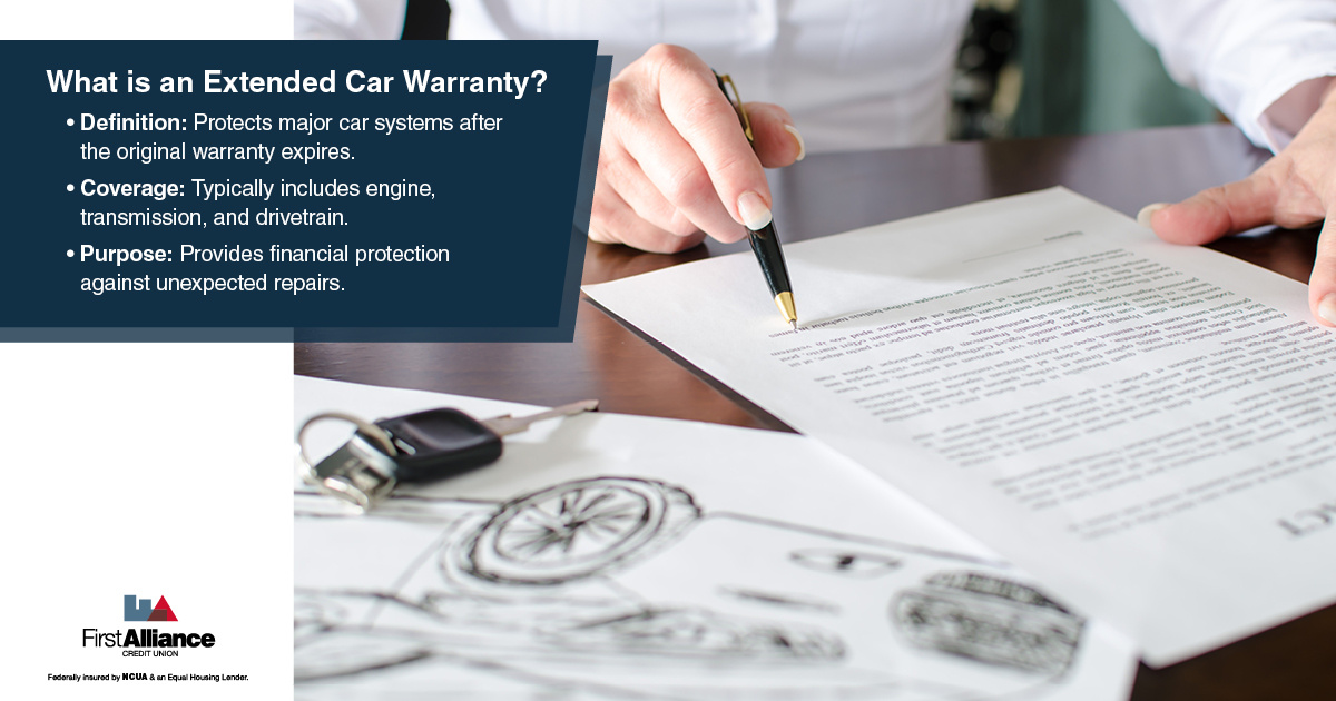Extended Car Warranties - a person signing a contract
