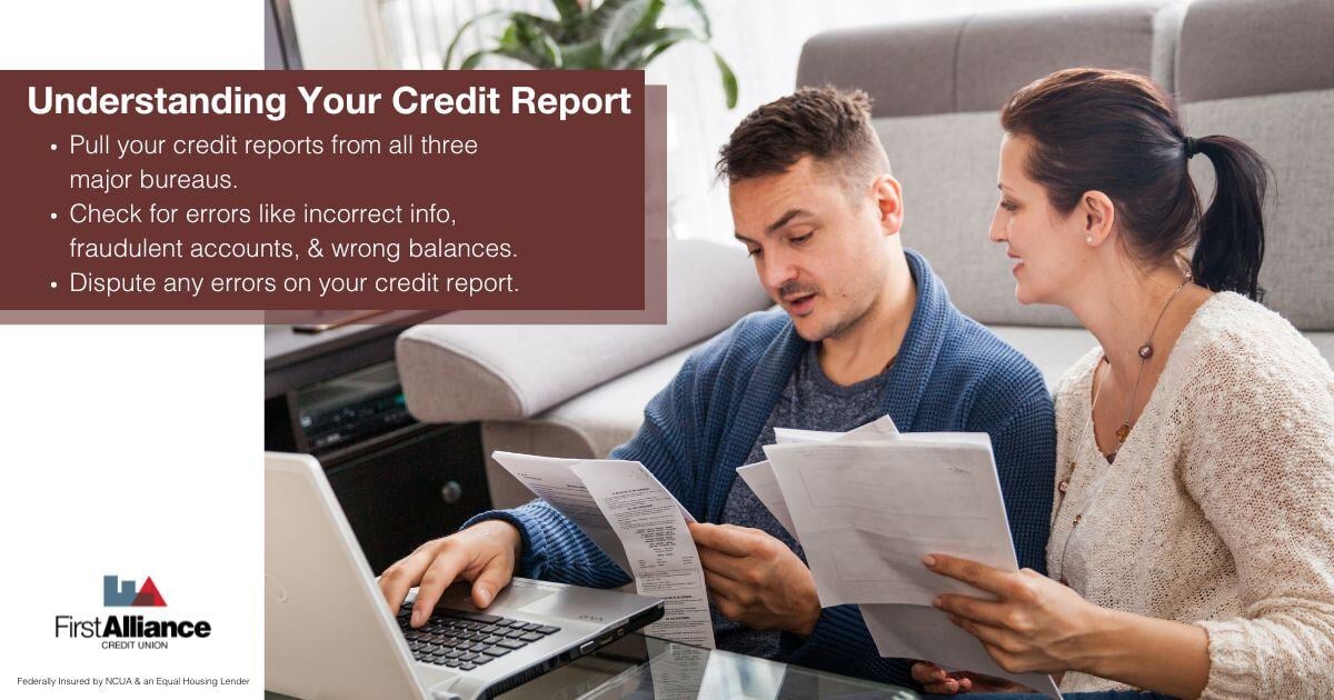 Fixing Your Credit - a couple looking at their credit report