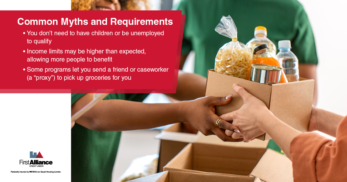FoodShelf - people getting food at a food shelf