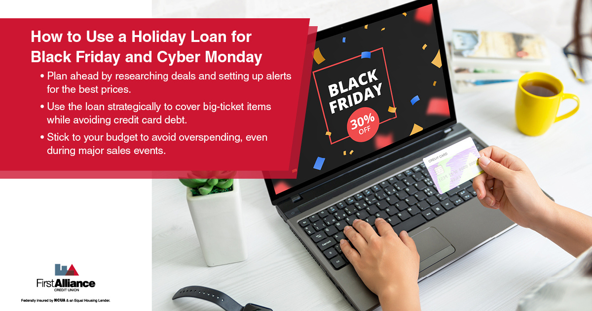 Holiday Loans - black Friday shopping online