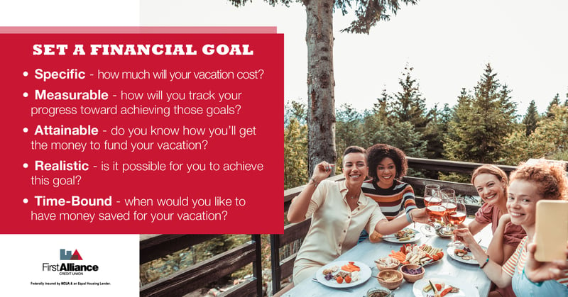 Tips for financing a vacation