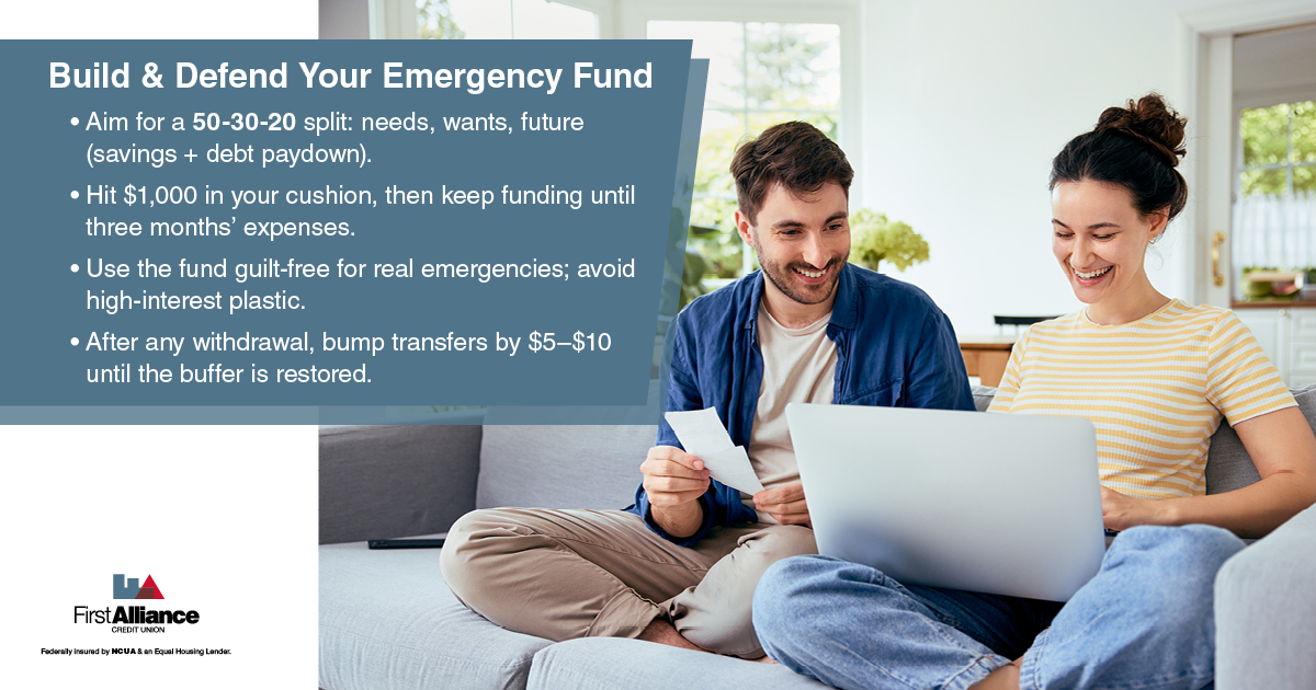 Save money - a couple going over their budget