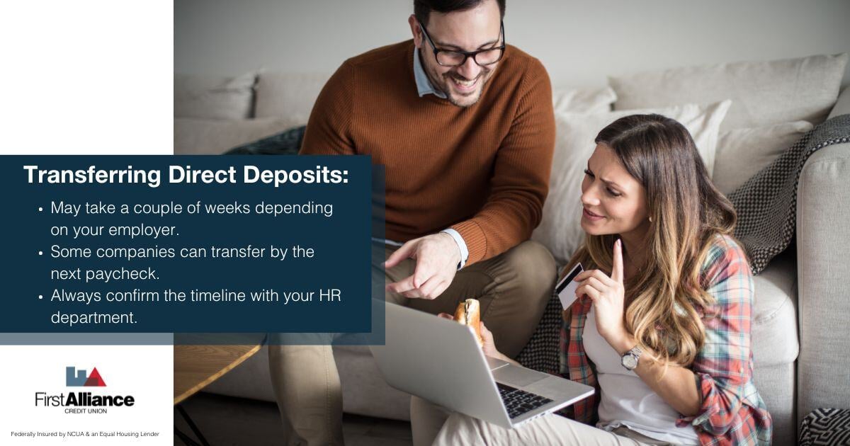 How Long Does Switching Banks Take - a couple transferring deposits