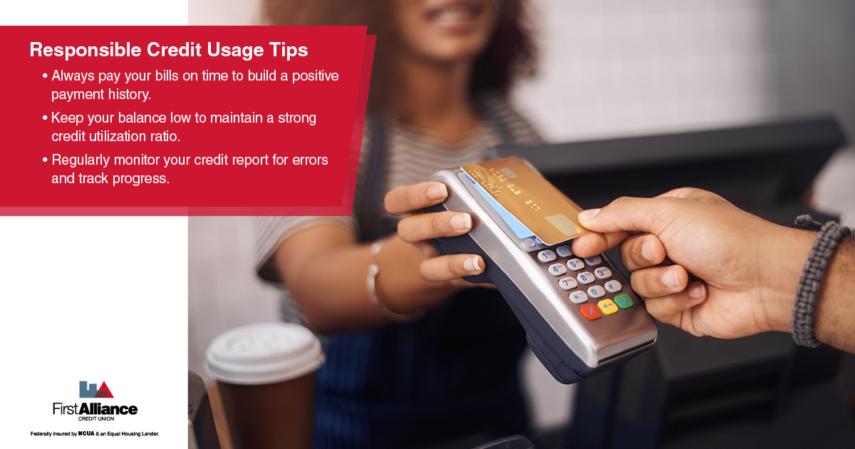 How to Build Good Credit from Scratch - a person using  a credit card