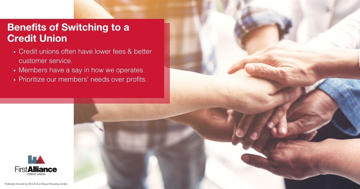 How to Change Banks - credit unions and the community holding hands