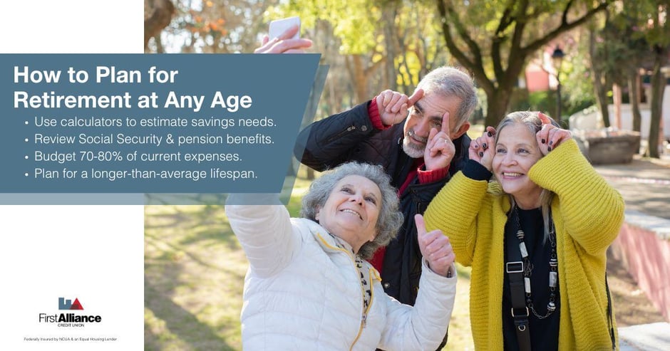How to Plan for Retirement at Any Age - friends taking selfies