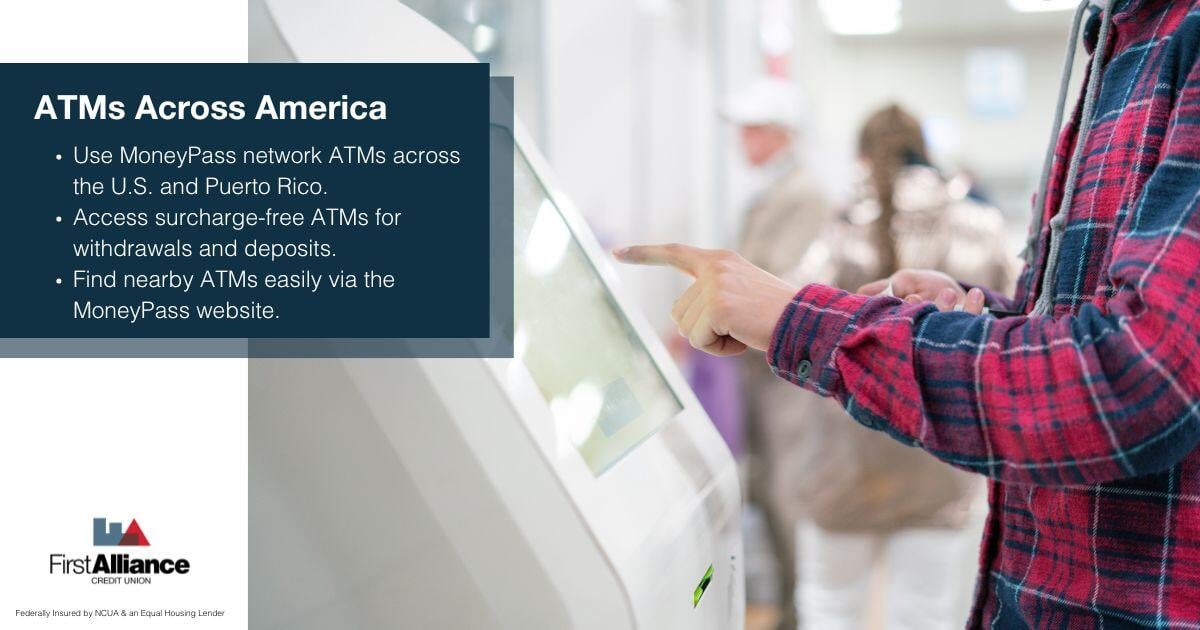 How to Use Your Credit Union Even if You Move Out of State - Getting money from the kiosk
