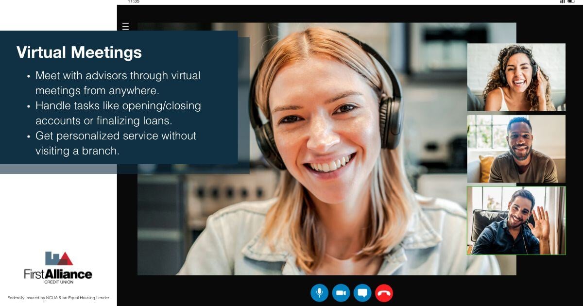 How to Use Your Credit Union Even if You Move Out of State - virtual meetings