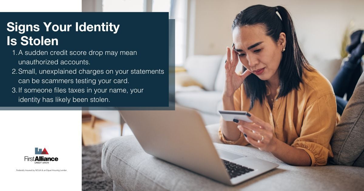 Identity Theft - a person is stressed over scammers
