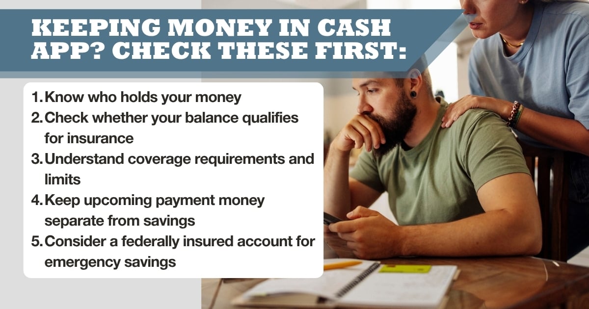 Keeping money in cash app? Check these first